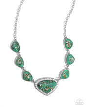 Load image into Gallery viewer, paparazzi-accessories-discreet-dazzle-green-necklace
