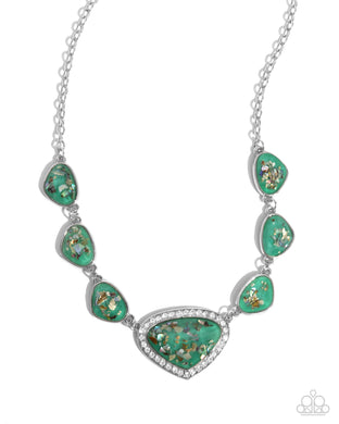 paparazzi-accessories-discreet-dazzle-green-necklace