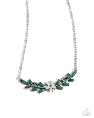 paparazzi-accessories-leafy-layover-white-necklace