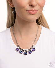 Load image into Gallery viewer, Teardrop Tribute - Purple Necklace - Paparazzi Jewelry
