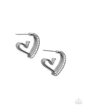 Load image into Gallery viewer, paparazzi-accessories-curling-cameo-white-earrings
