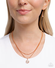Load image into Gallery viewer, Call of the STYLE - Copper Necklace - Paparazzi Jewelry

