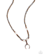Load image into Gallery viewer, paparazzi-accessories-trendy-trenchant-copper-necklace
