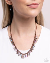 Load image into Gallery viewer, Dripping in Drama - Copper Necklace - Paparazzi Jewelry
