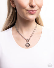 Load image into Gallery viewer, Compass Cadenza - Silver Necklace - Paparazzi Jewelry
