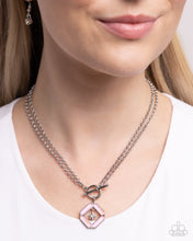 Load image into Gallery viewer, Compass Cadenza - Pink Necklace - Paparazzi Jewelry
