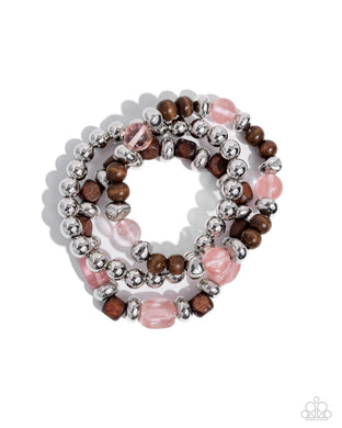 paparazzi-accessories-diversified-wood-pink-bracelet