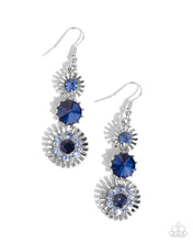 Load image into Gallery viewer, paparazzi-accessories-dedicated-dalliance-blue-earrings
