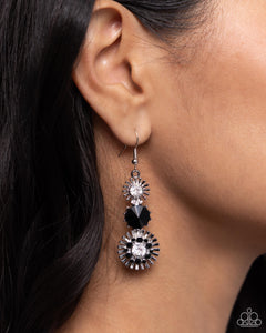 Dedicated Dalliance - Black Earrings - Paparazzi Jewelry
