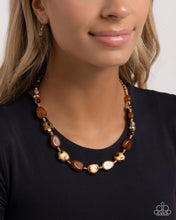 Load image into Gallery viewer, Spotted Safari - Brown Necklace - Paparazzi Jewelry
