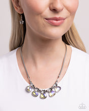 Load image into Gallery viewer, Teardrop Tribute - Yellow Necklace - Paparazzi Jewelry
