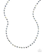 Load image into Gallery viewer, paparazzi-accessories-chiseled-candidate-blue-necklace
