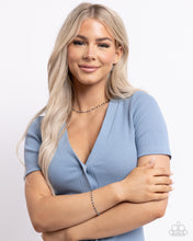 Load image into Gallery viewer, Chiseled Character - Blue Bracelet - Paparazzi Jewelry
