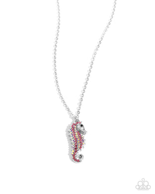 paparazzi-accessories-seahorse-sailor-pink-necklace