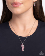 Load image into Gallery viewer, Seahorse Sailor - Pink Necklace - Paparazzi Jewelry

