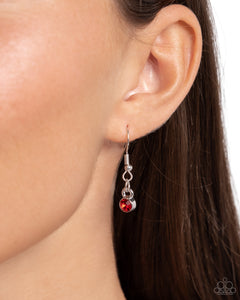 Affectionate Advance - Red Necklace - Paparazzi Jewelry