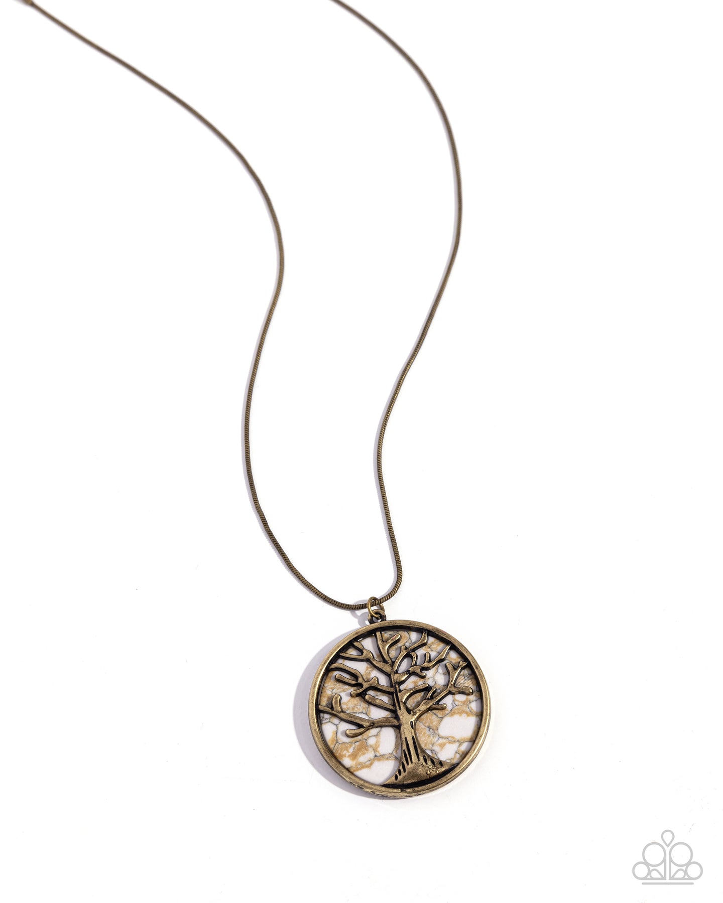 paparazzi-accessories-tree-talisman-brass-necklace