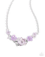 Load image into Gallery viewer, paparazzi-accessories-bouquet-brilliance-purple-necklace
