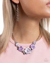 Load image into Gallery viewer, Bouquet Brilliance - Purple Necklace - Paparazzi Jewelry
