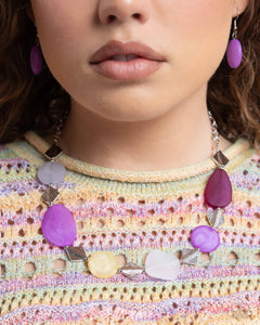 Reflective Redux - Purple Necklace - Paparazzi Jewelry