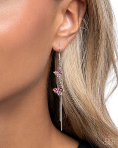 Aerial Affection - Pink Earrings - Paparazzi Jewelry