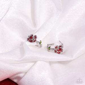 Mother ROSE Best - Red Earrings - Paparazzi Jewelry