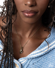 Load image into Gallery viewer, Conch Confidence - Brass Necklace - Paparazzi Jewelry
