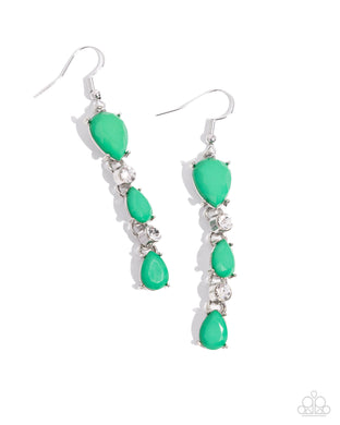 paparazzi-accessories-malibu-march-green-earrings