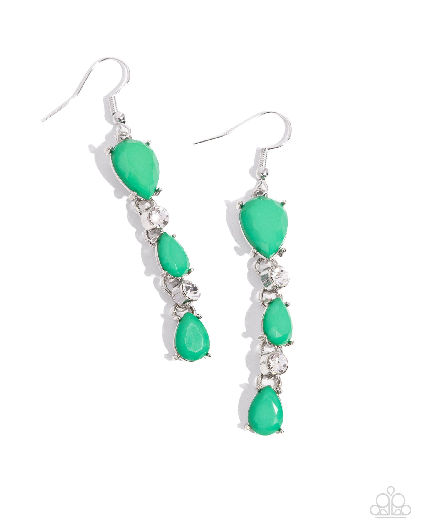 paparazzi-accessories-malibu-march-green-earrings