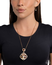 Load image into Gallery viewer, Pronged Princess - Brown Necklace - Paparazzi Jewelry

