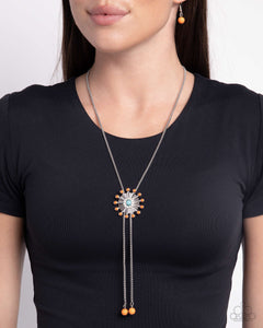 Desert Dalliance - Orange Necklace - Paparazzi Jewelry