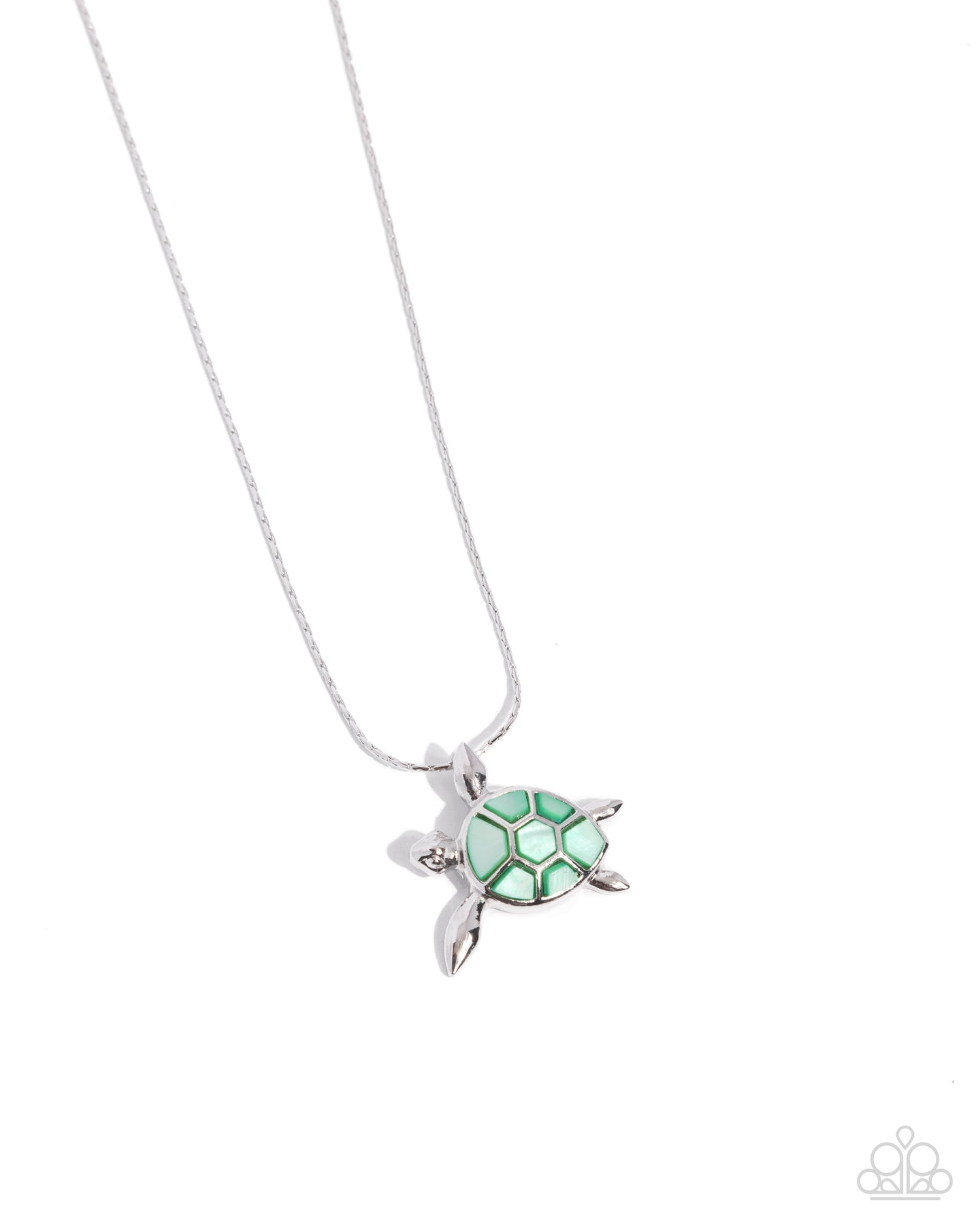 paparazzi-accessories-sea-turtle-statement-green-necklace