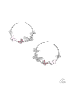 paparazzi-accessories-aerial-allegiance-pink-earrings