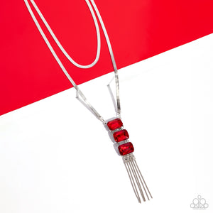 Passionate Pageantry - Red Necklace - Paparazzi Jewelry