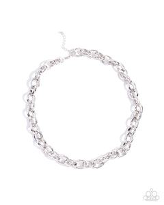paparazzi-accessories-industrial-imitation-silver-mens necklace