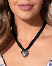 Load image into Gallery viewer, Fabricated Finesse - Black Necklace - Paparazzi Jewelry

