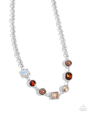 paparazzi-accessories-bejeweled-bravado-brown-necklace