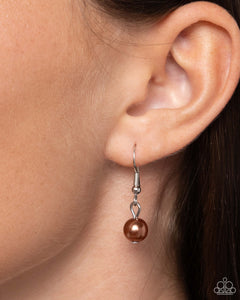Bejeweled Bravado - Brown Necklace - Paparazzi Jewelry