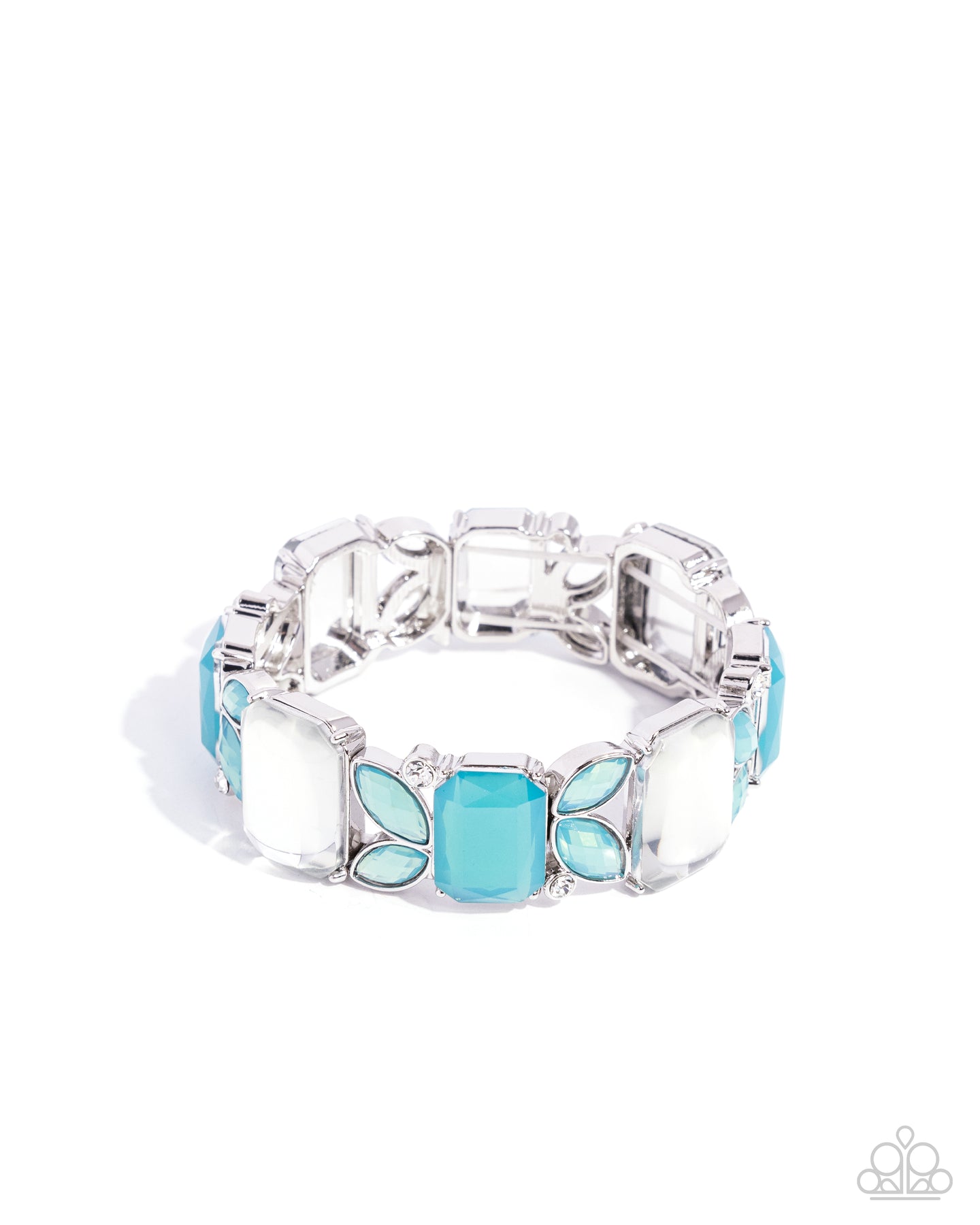 paparazzi-accessories-lavish-laurels-blue-bracelet