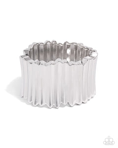 paparazzi-accessories-warped-welding-silver-bracelet