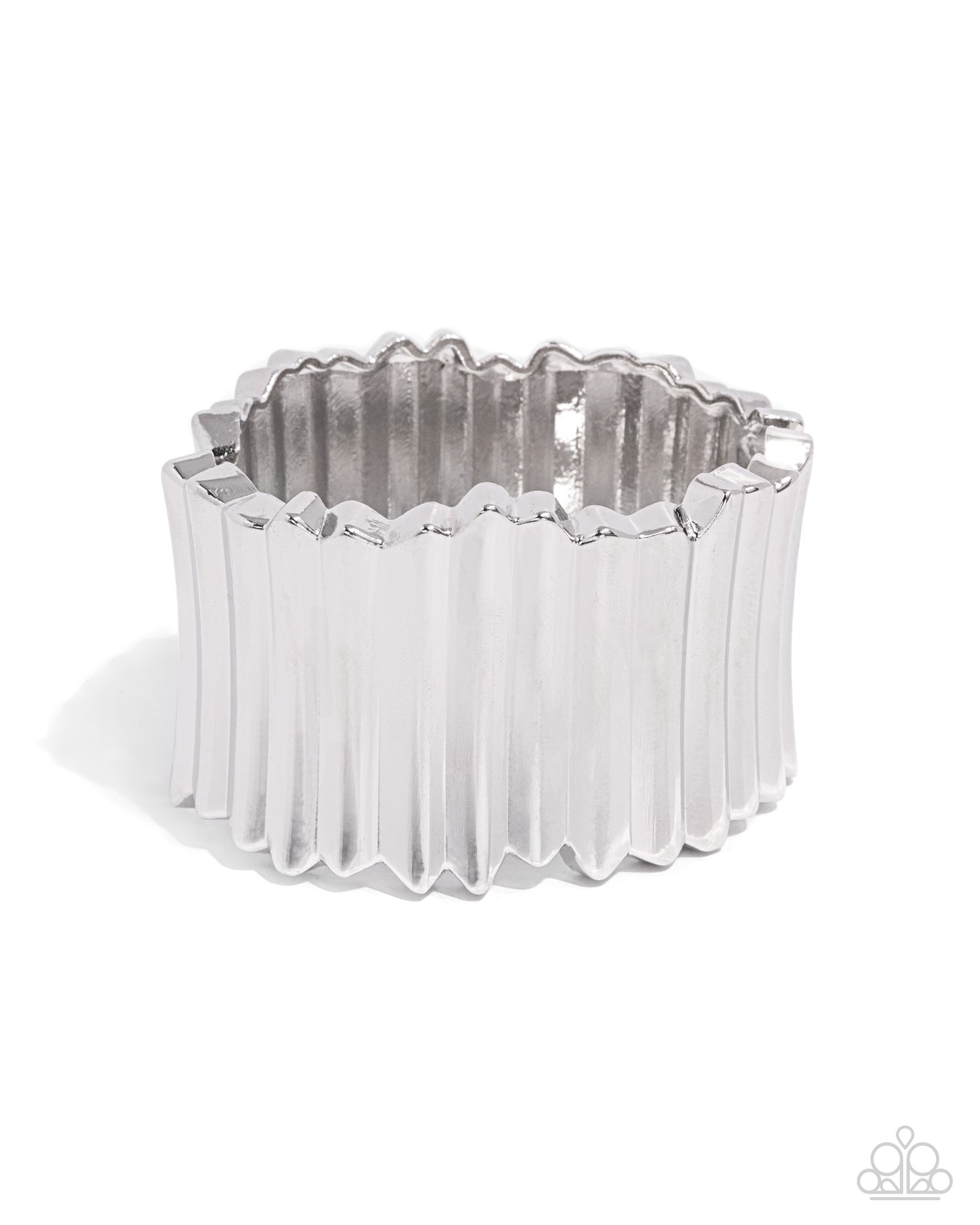 paparazzi-accessories-warped-welding-silver-bracelet