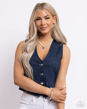 Load image into Gallery viewer, Modest Malibu - Silver Necklace - Paparazzi Jewelry
