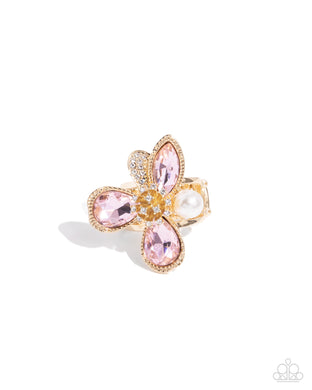 paparazzi-accessories-floral-excellence-pink-ring