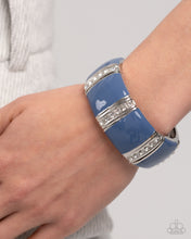 Load image into Gallery viewer, Colored Cameo - Blue Bracelet - Paparazzi Jewelry
