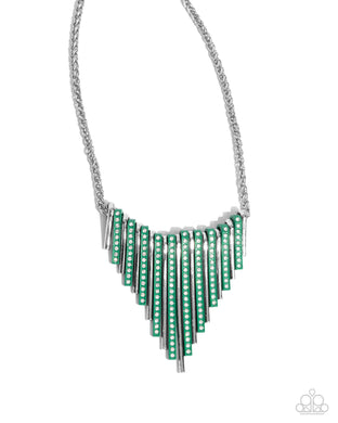 paparazzi-accessories-fashionable-fringe-green-necklace