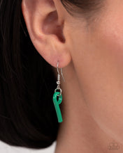 Load image into Gallery viewer, Fashionable Fringe - Green Necklace - Paparazzi Jewelry
