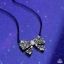 Load image into Gallery viewer, Bewitching Bow - Black Necklace - Paparazzi Jewelry
