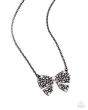 Load image into Gallery viewer, paparazzi-accessories-bewitching-bow-black-necklace
