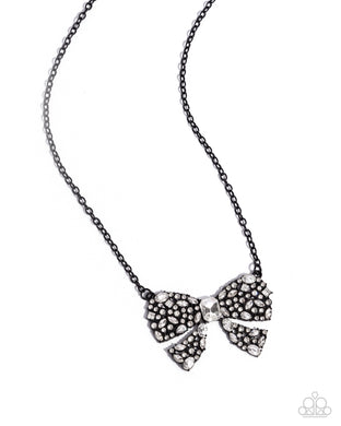 paparazzi-accessories-bewitching-bow-black-necklace
