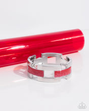 Load image into Gallery viewer, Modern Merger - Red Bracelet - Paparazzi Jewelry
